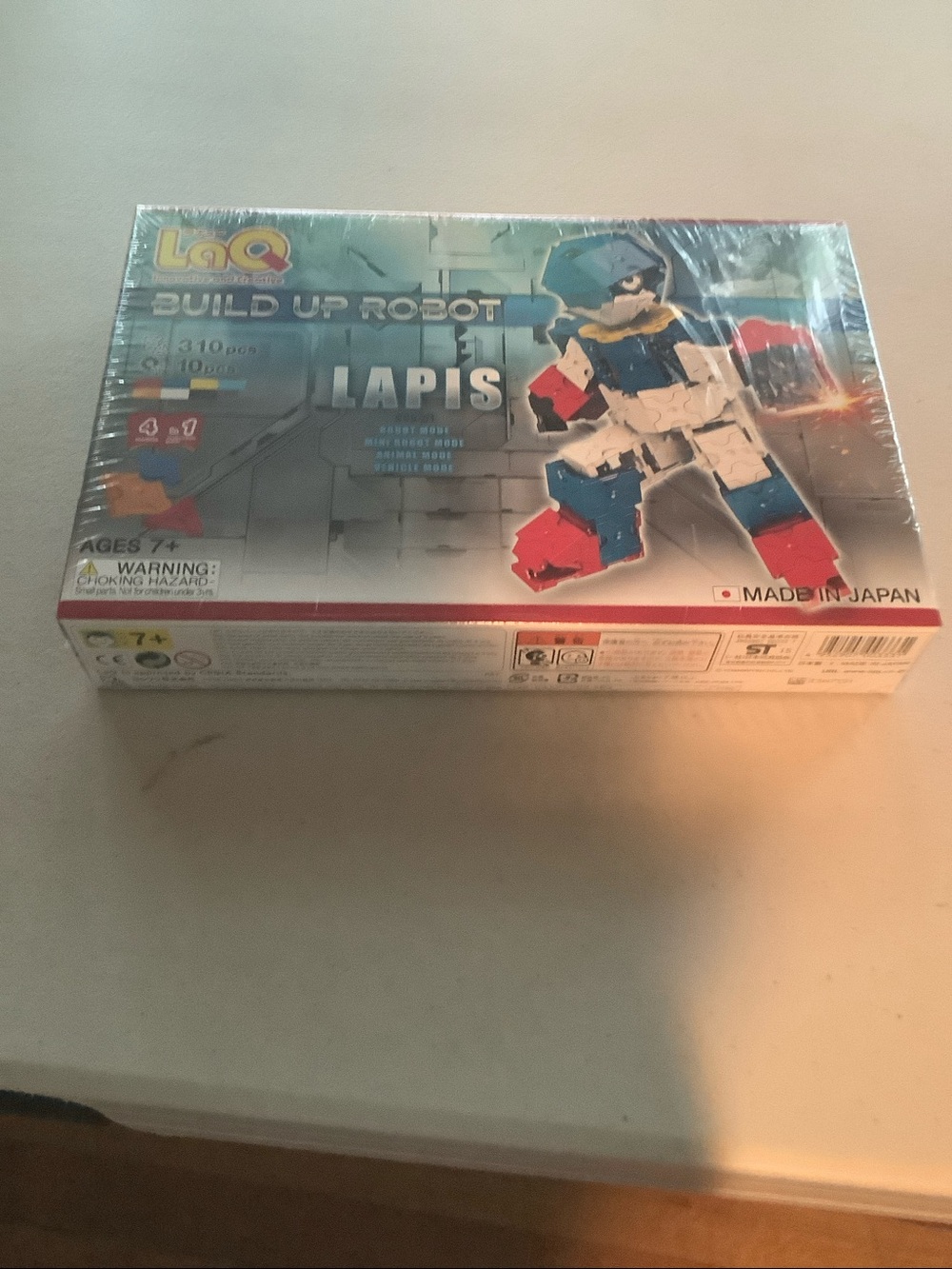 Build Up Robot Lapis Construction Set - Blue, Red, White